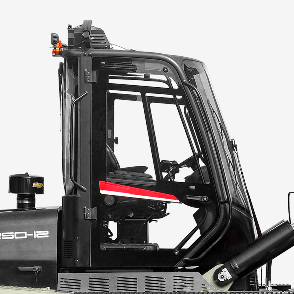 Полностью подвесная кабина с круговым обзором